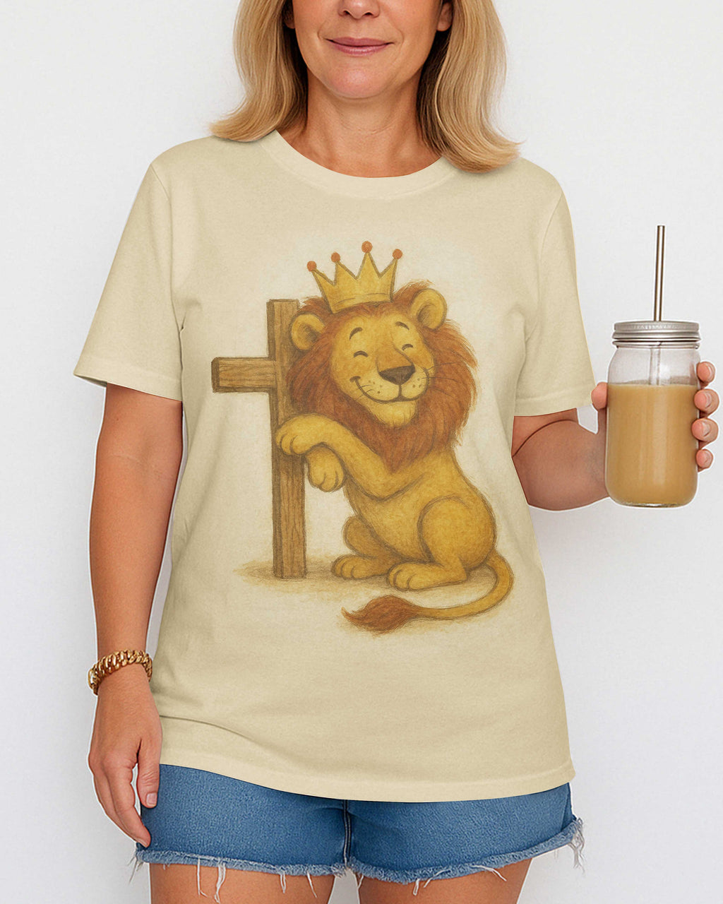 Watercolor Lion of Judah T-Shirt
