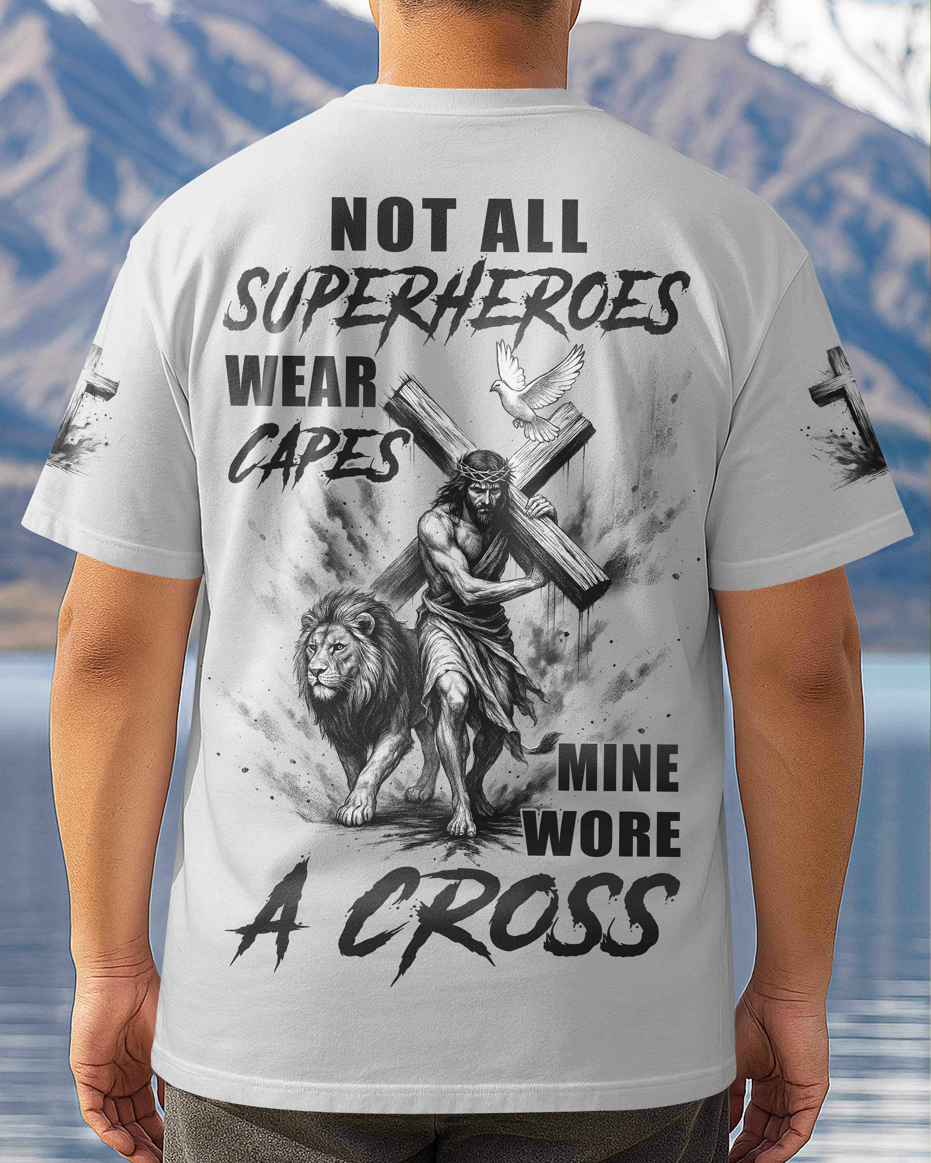 Not All Superheroes Wear Capes All Over Print T-Shirt
