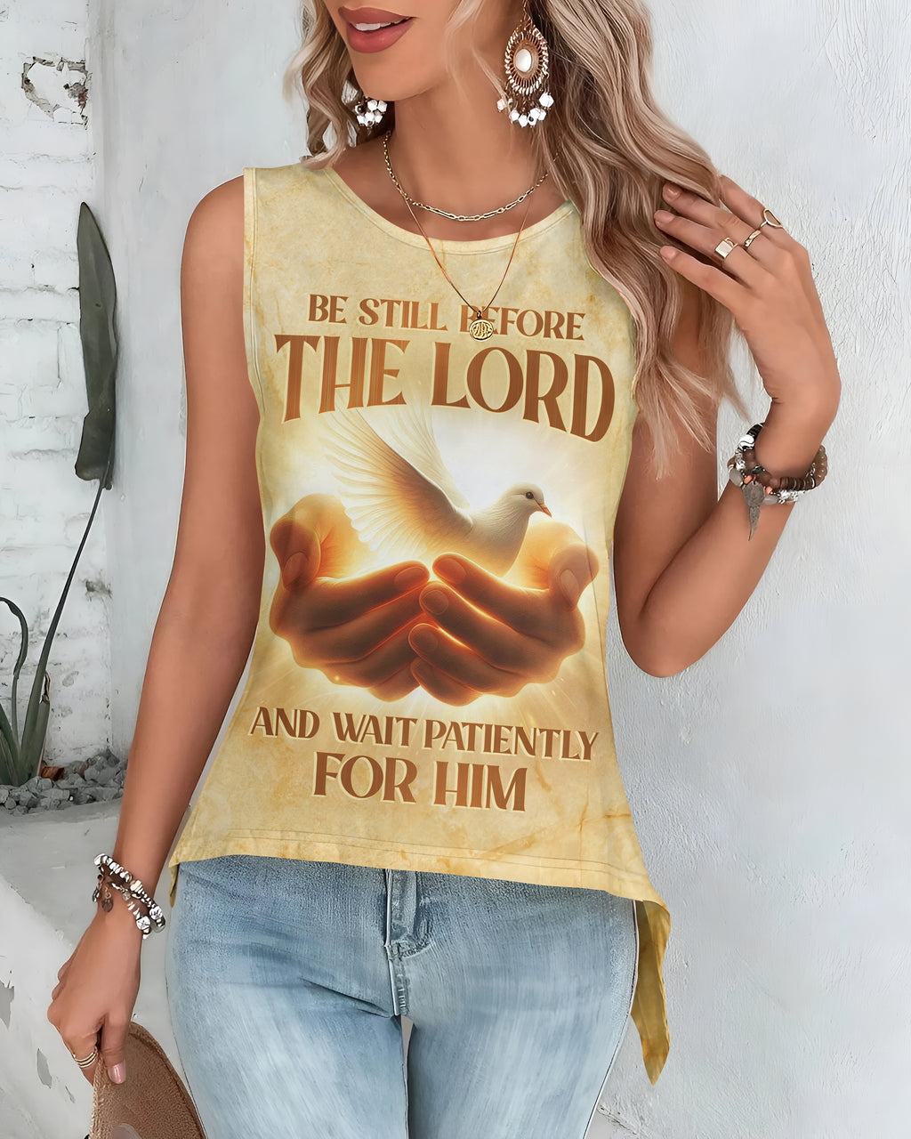 Be Still Before The Lord And Wait Patiently For Him T-Shirt