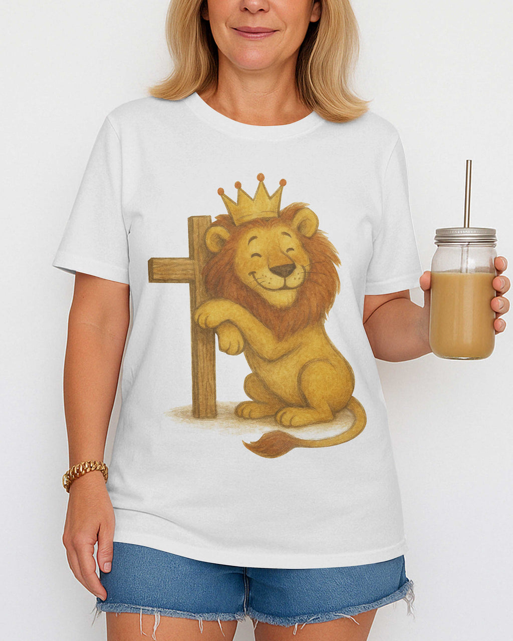 Watercolor Lion of Judah T-Shirt