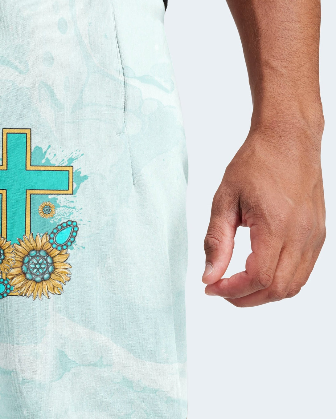 Jesus Take The Wheel All Over Print Jogger Pants - Christ Color