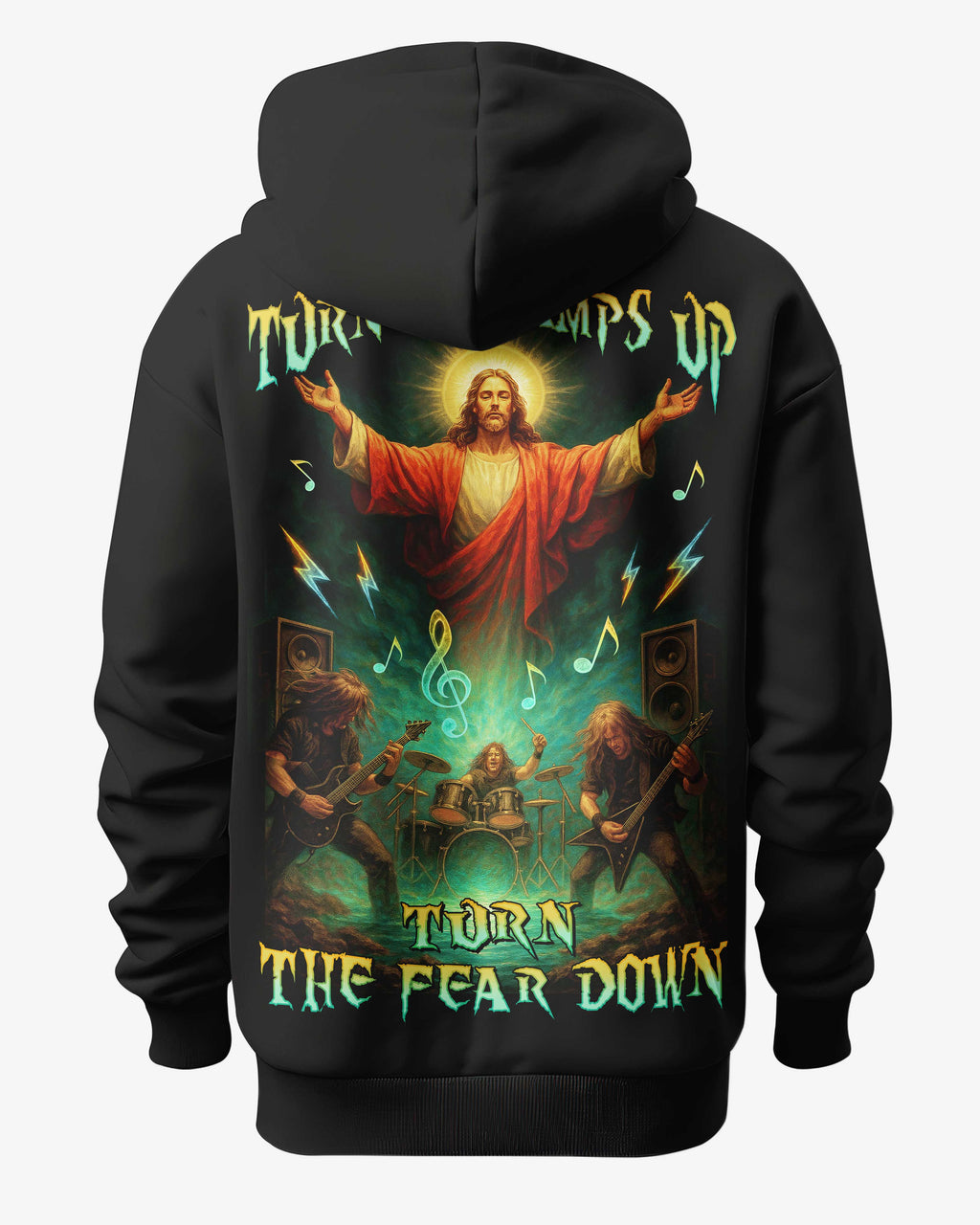 Turn The Amps Up Turn The Fear Down T-Shirt