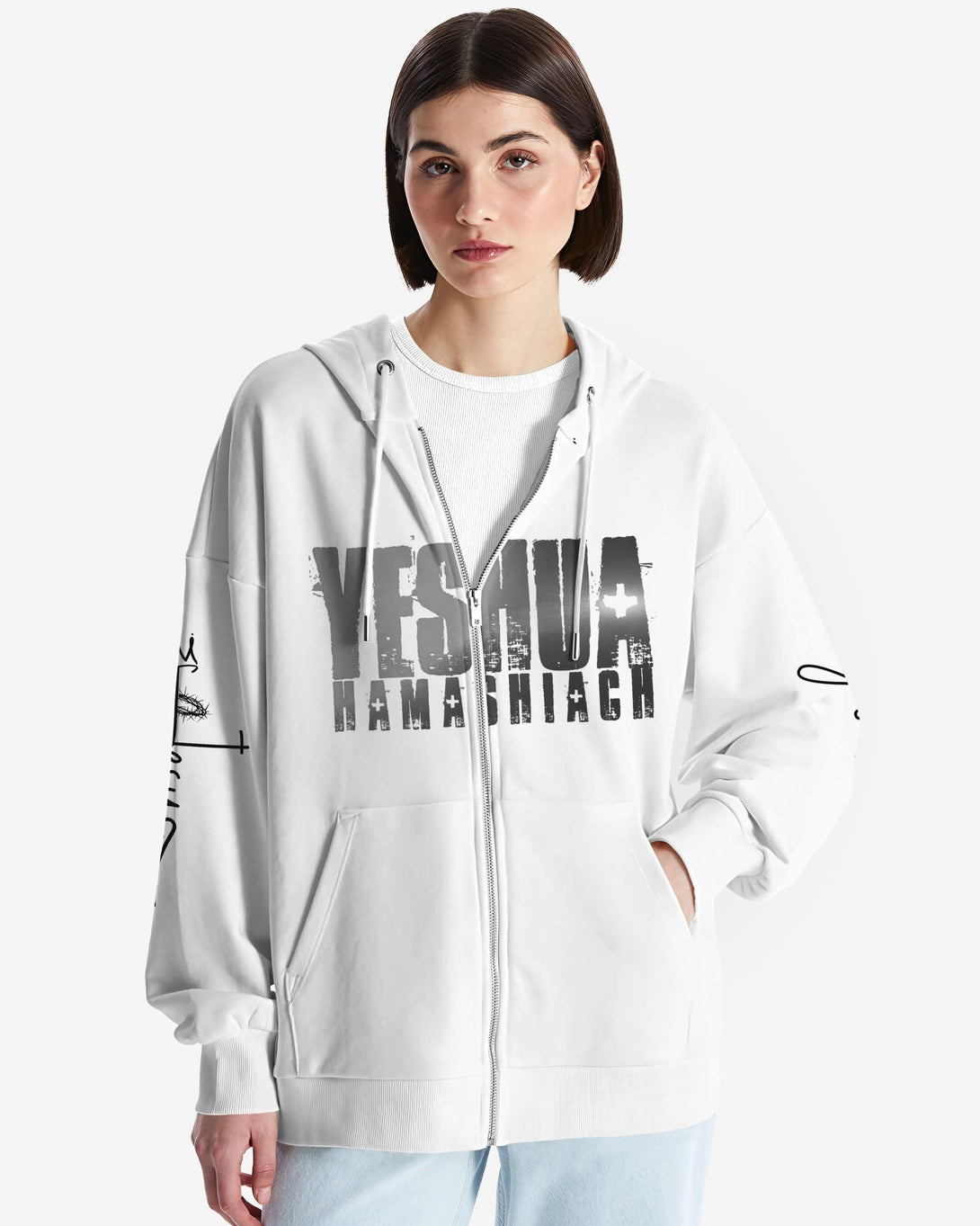 Lion Of Judah Lamb Of God All Over Print Zip Hoodie - Christ Color