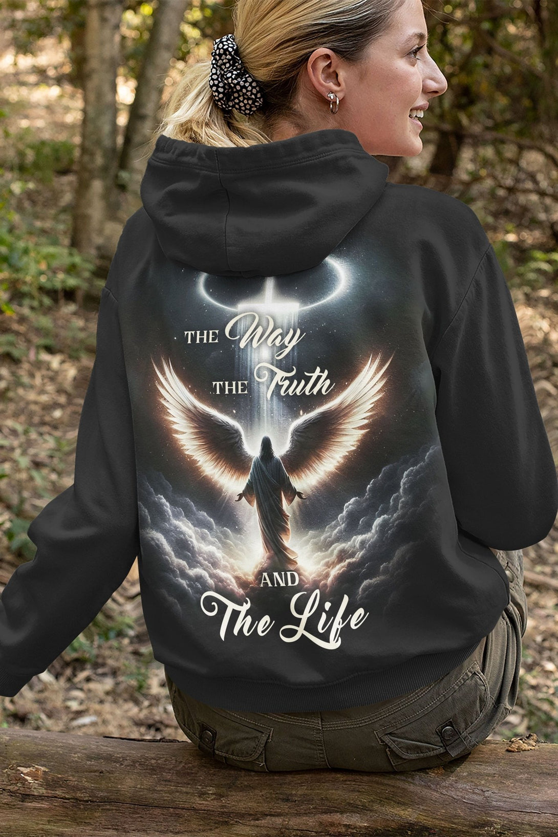 The Way The Truth And The Life All Over Print Hoodie - Christ Color