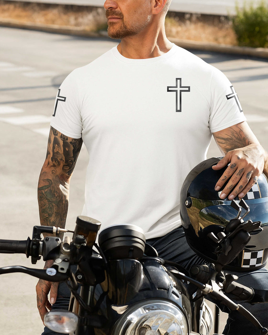 For I Ride By Faith And Not By Sight All Over Print T-Shirt