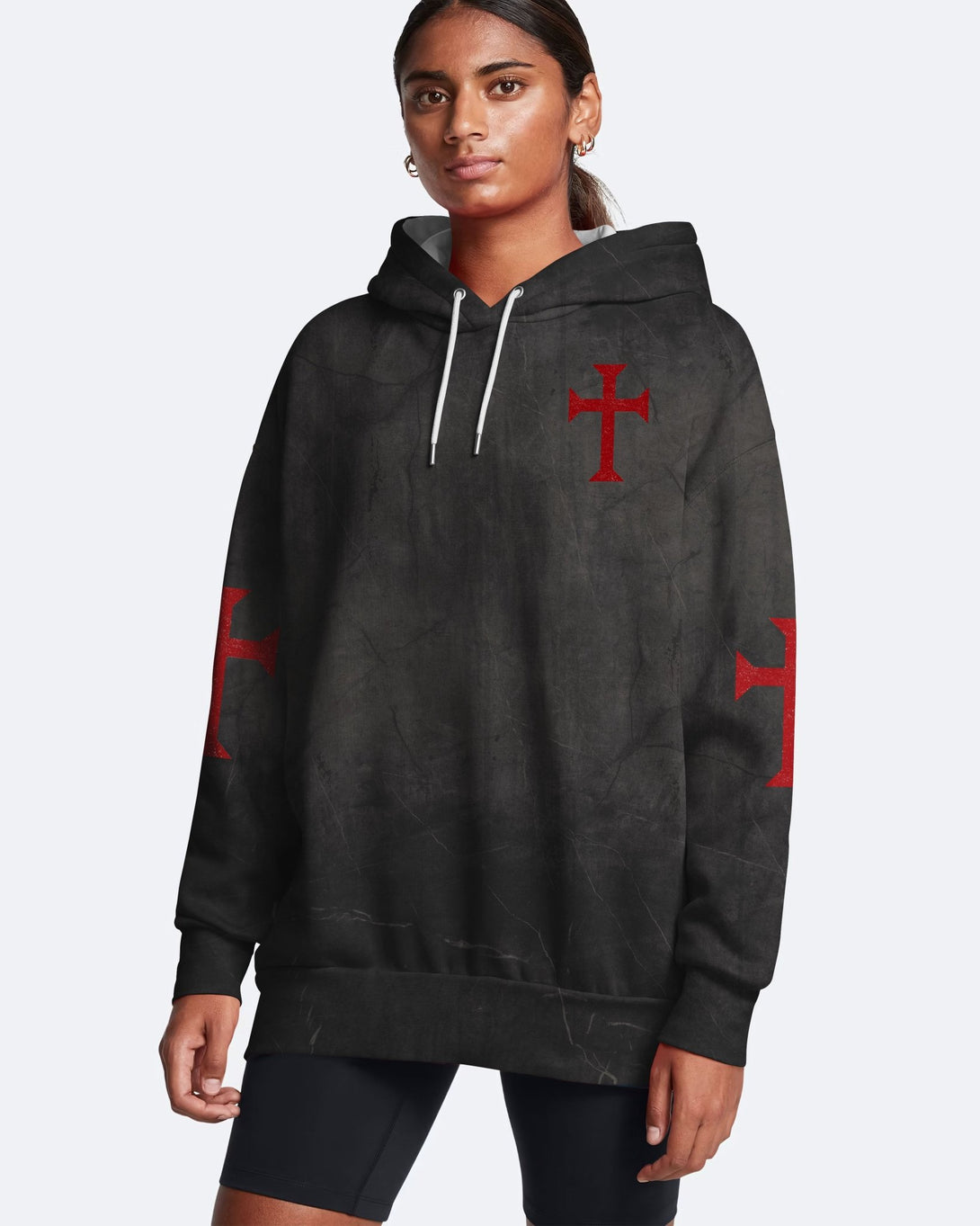 Let Your Faith Be Bigger Than Your Fear All Over Print Hoodie - Christ Color