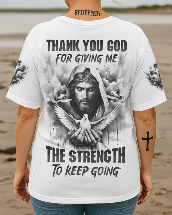 Thank You God All Over Print T-Shirt