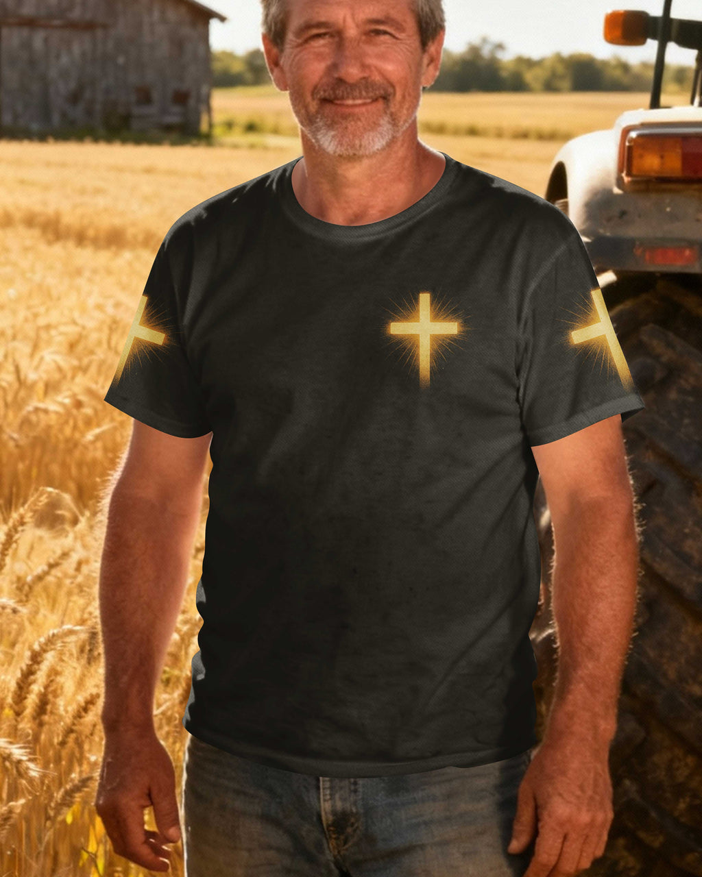 Farmer By Grit Christian By Choice T-Shirt