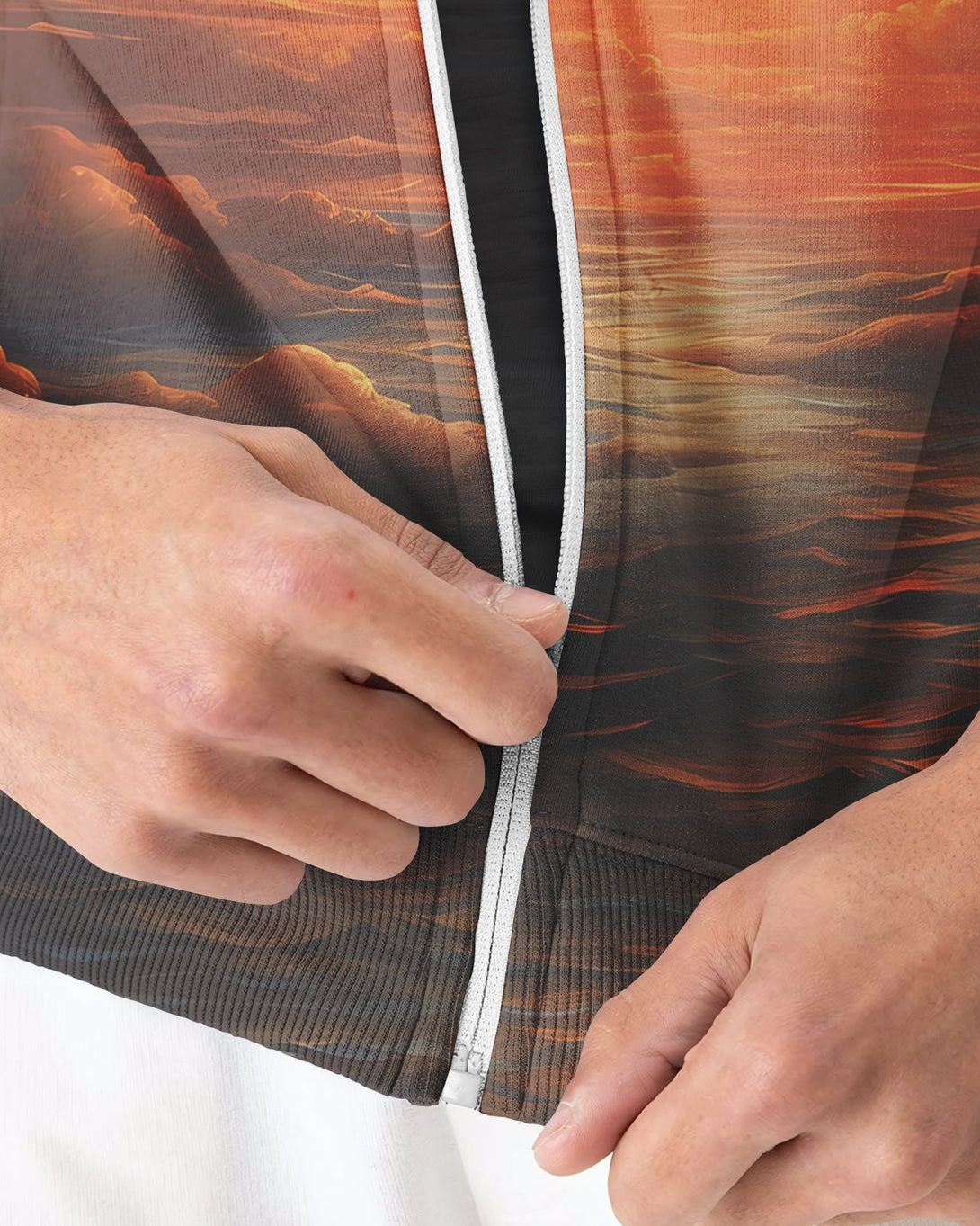 Trust In The Lord All Over Print Zip Hoodie - Christ Color