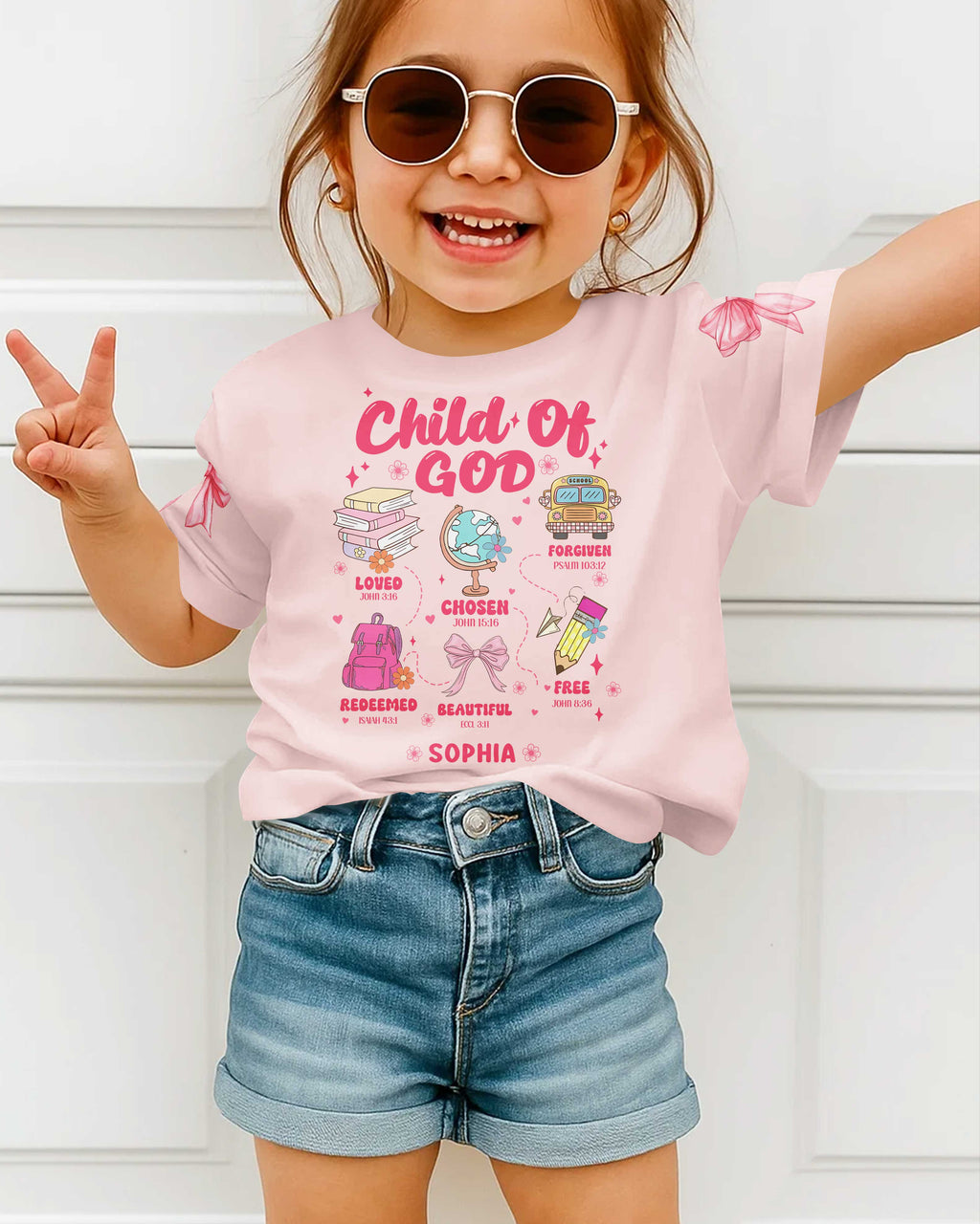 Child Of God T-Shirt Kid For Back To School