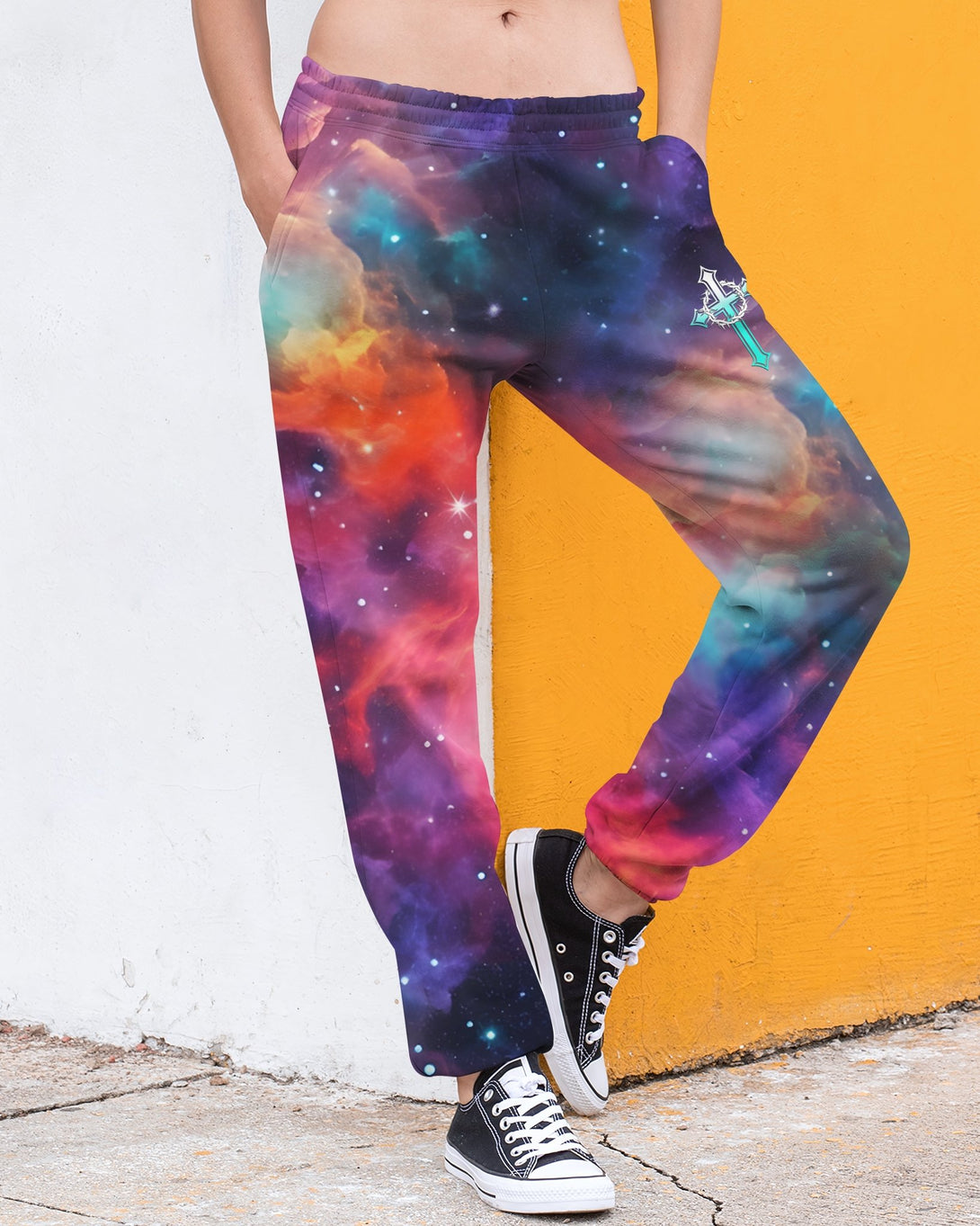 They Will Soar On Wings Like Eagles All Over Print Jogger Pants - Christ Color
