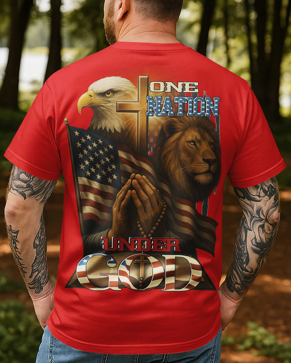 One Nation Under God All Over Print T-Shirt