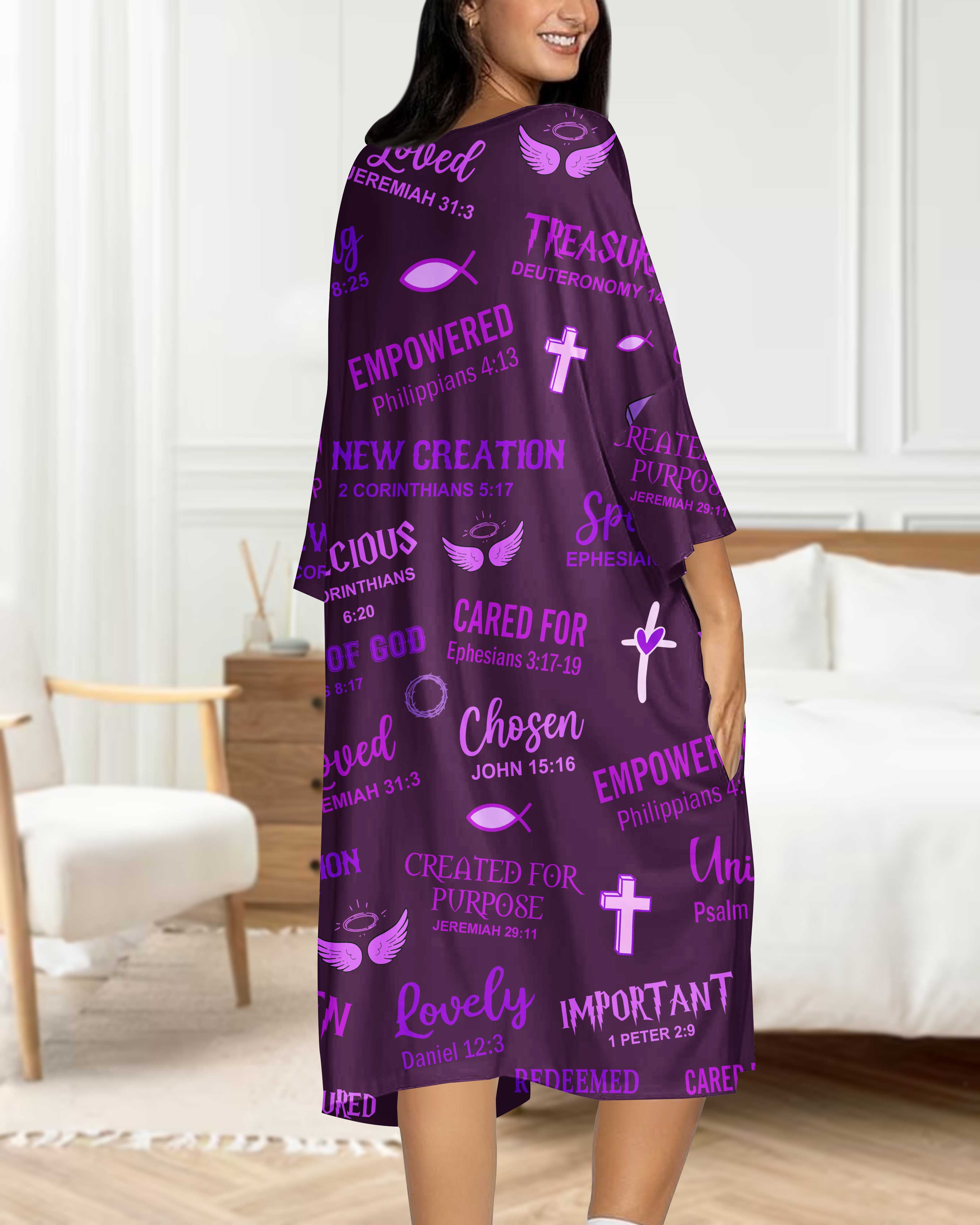 God Says I Am All Over Print Sleep Tee
