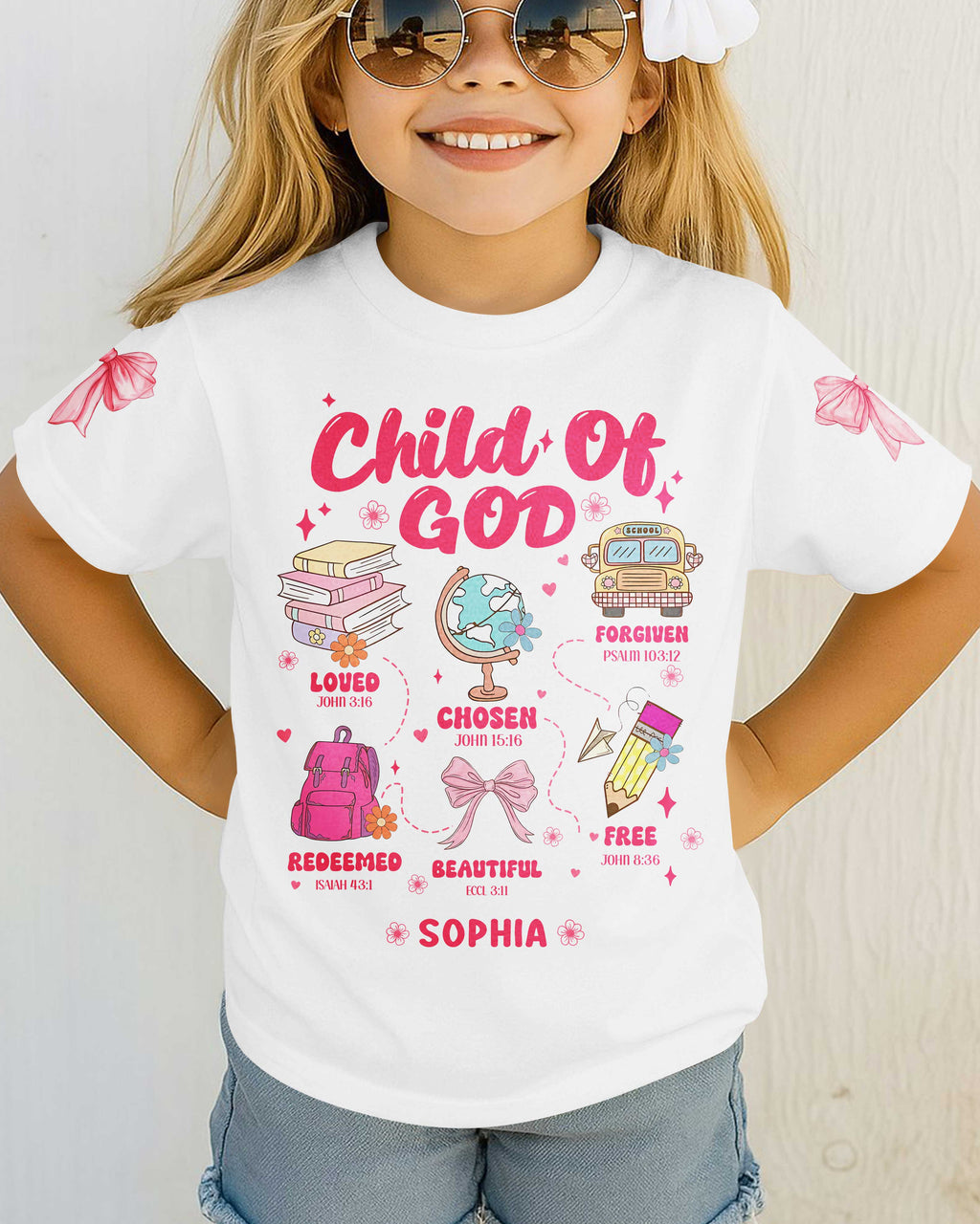 Child Of God T-Shirt Kid For Back To School