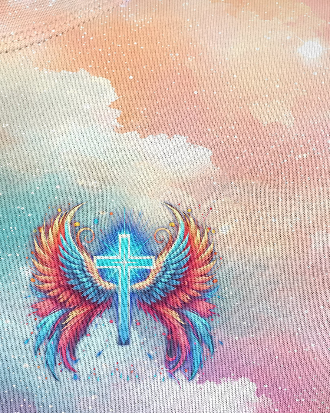 I Can Do All Things Through Christ Who Strengthens Me All Over Print Sweater - Christ Color