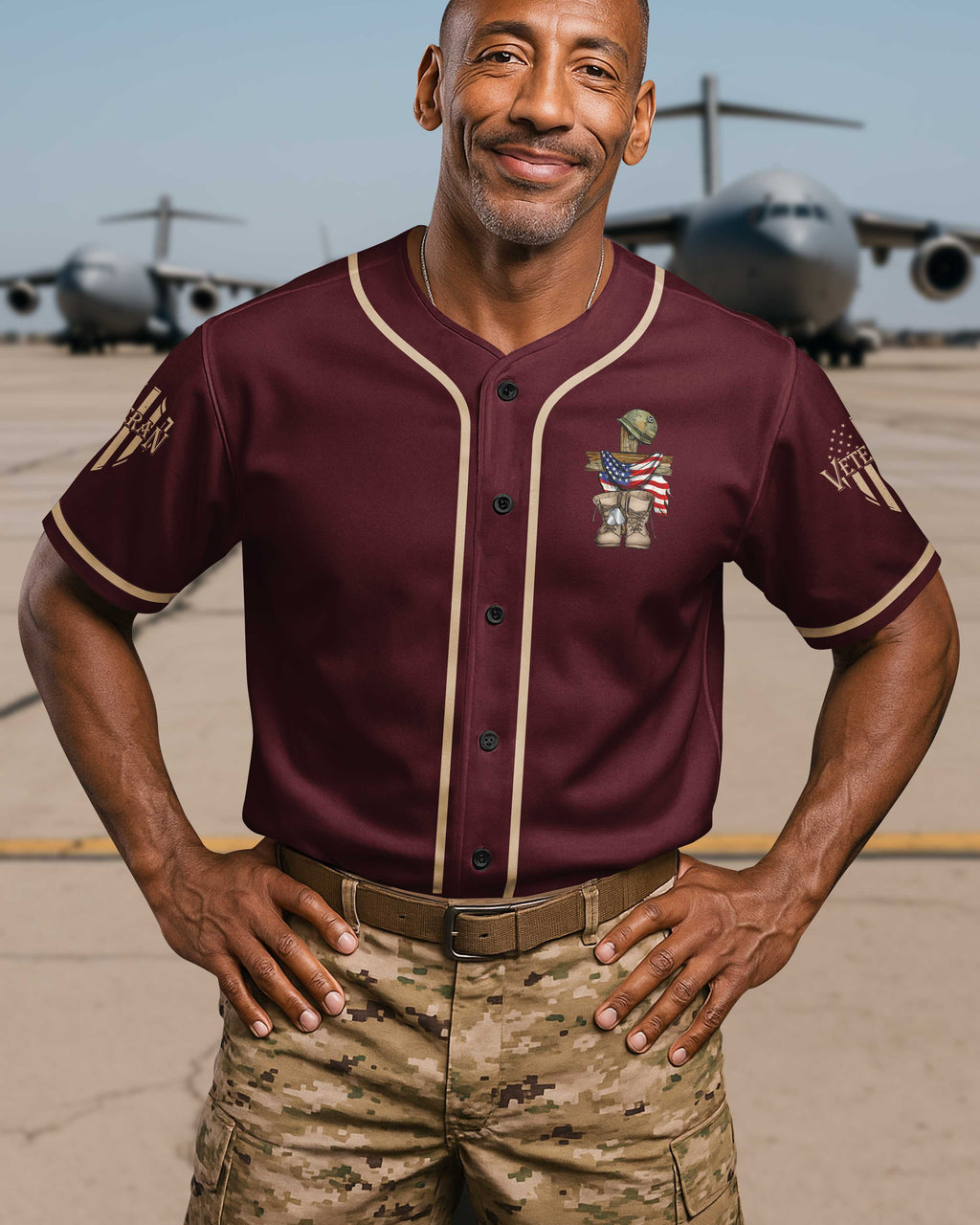 God Found Some Of The Strongest Americans And Made Them Veterans Jersey
