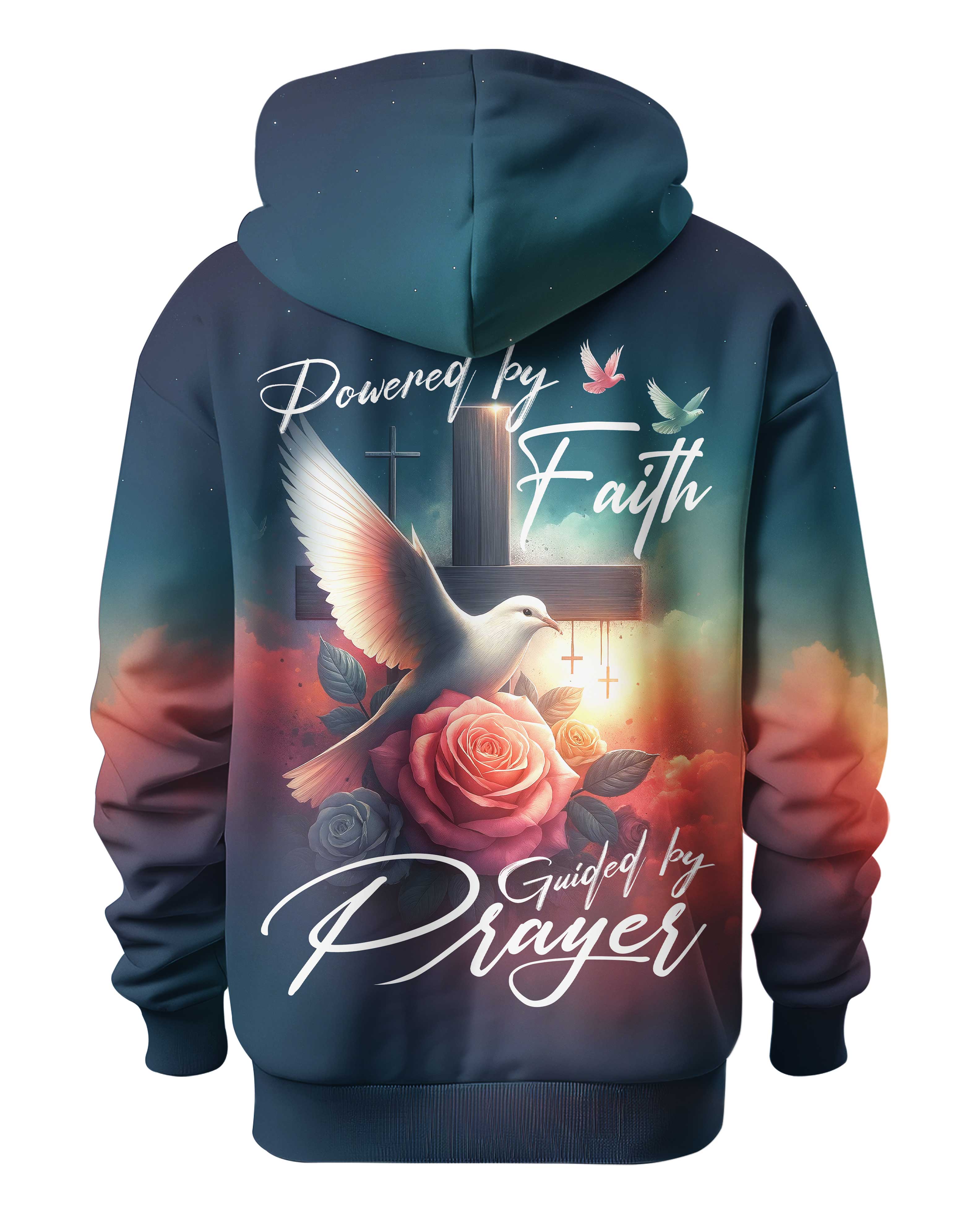 Powered By Faith Guided By Prayer T-Shirt