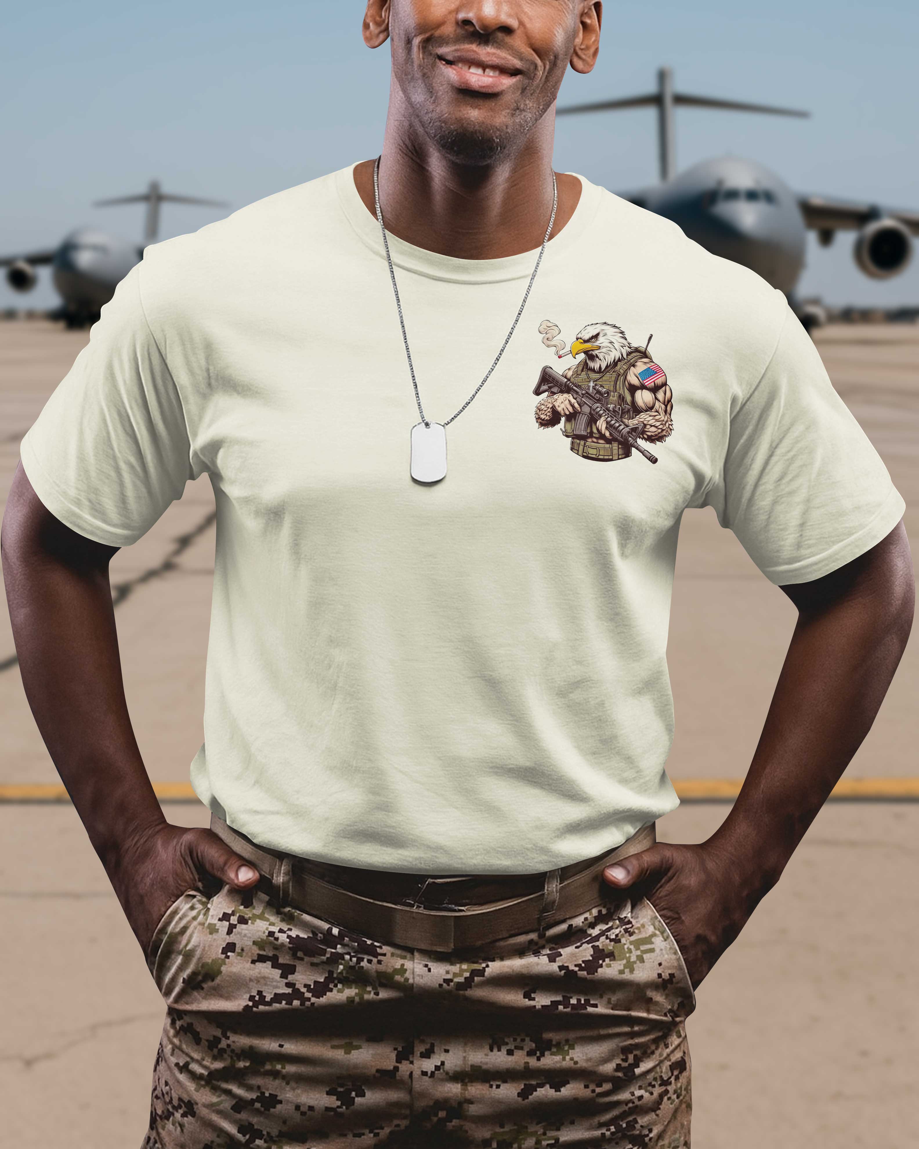 I Carry A Rifle In My Hands And The Word In My Heart T-Shirt