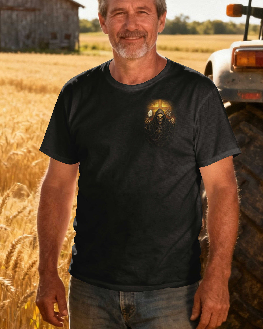 I Don't Stop Farming When I Get Old I Stop When God Tells Me To T-Shirt