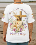 God Will Always Make A Way All Over Print T-Shirt