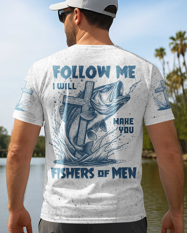 Follow Me I Will Make You Fishers Of Men All Over Print T-Shirt