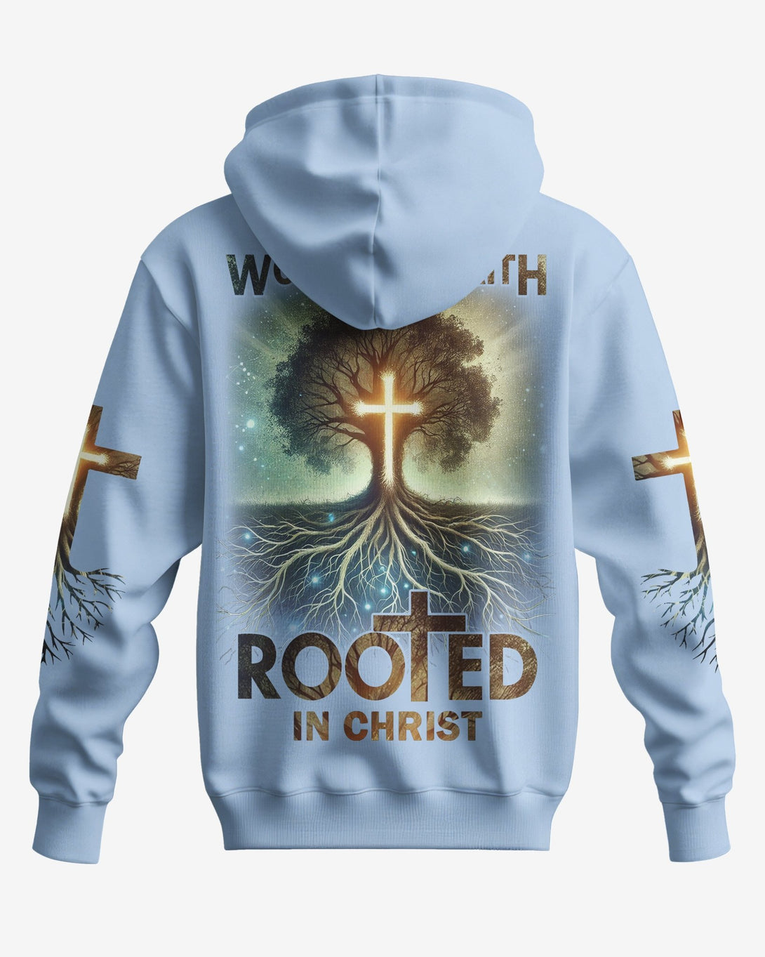Woman Of Faith Rooted In Christ All Over Print Zip Hoodie - Christ Color