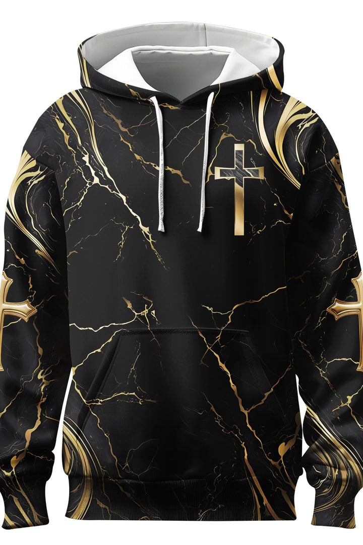 God Is Good All Over Print Hoodie - Christ Color