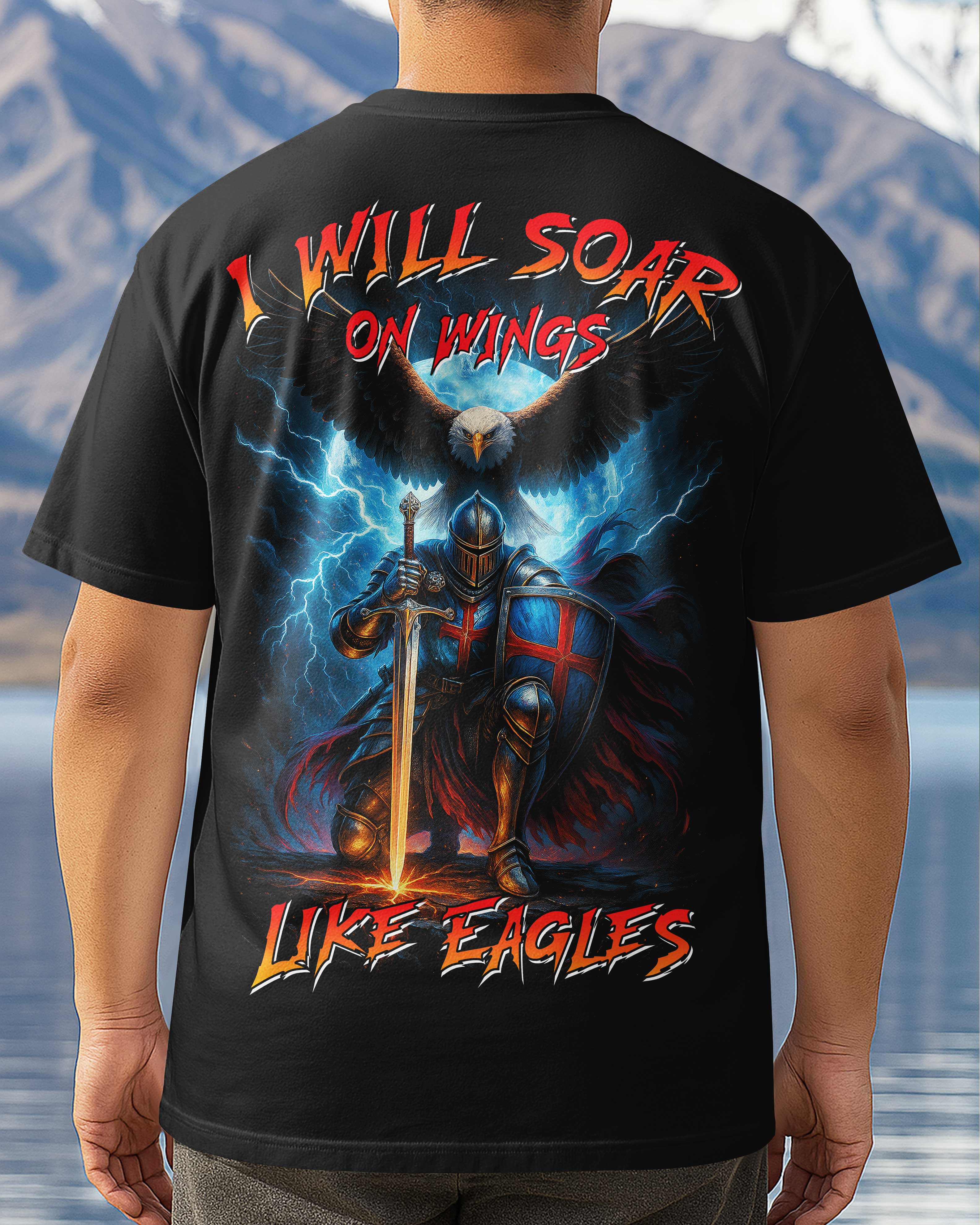 I Will Soar On Wings Like Eagles All Over Print T-Shirt