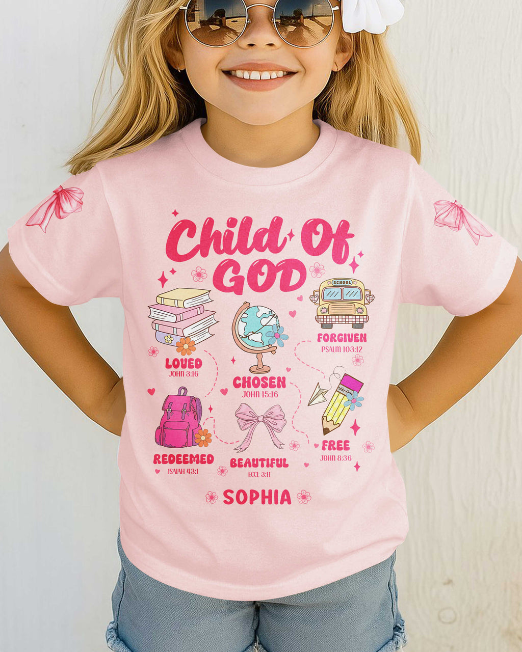 Child Of God T-Shirt Kid For Back To School