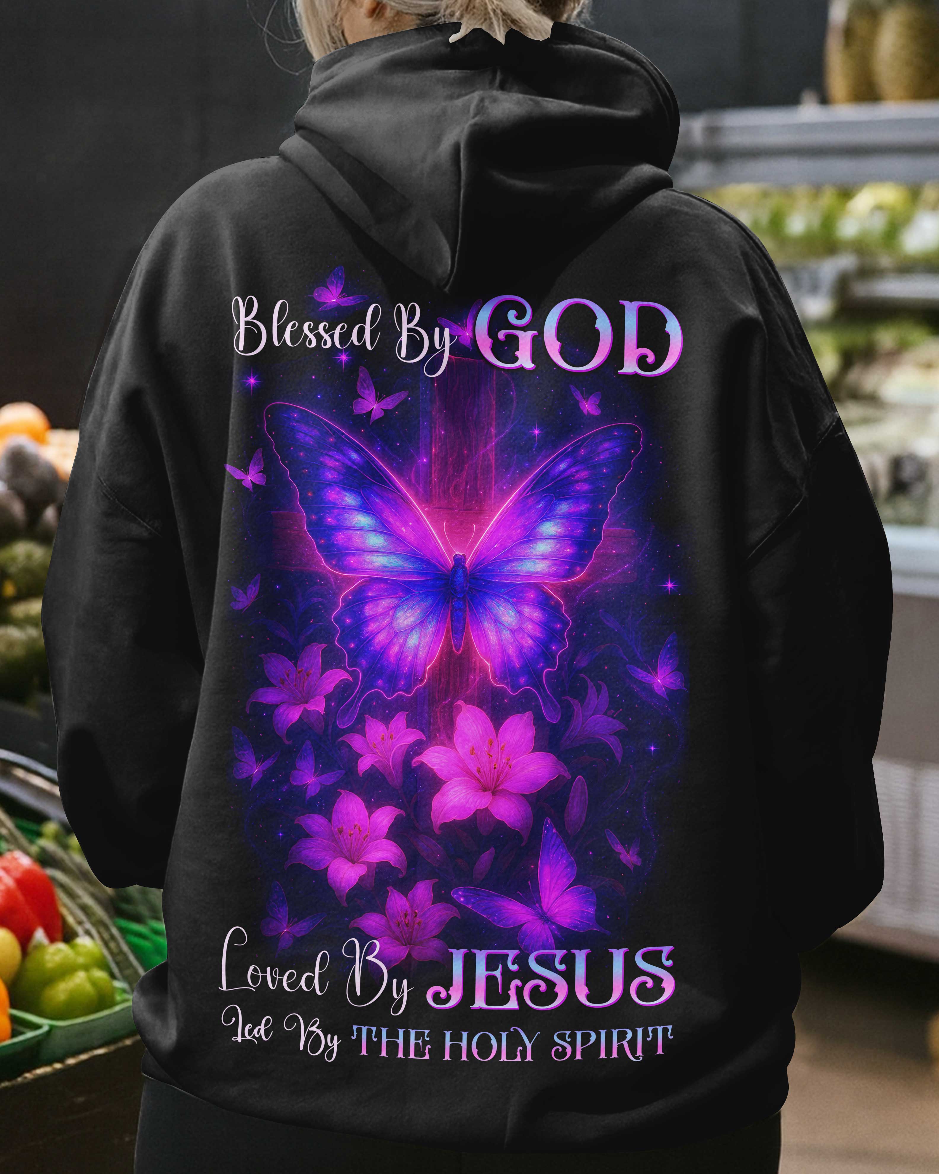 Blessed By God Loved By Jesus Led By The Holy Spirit T-Shirts