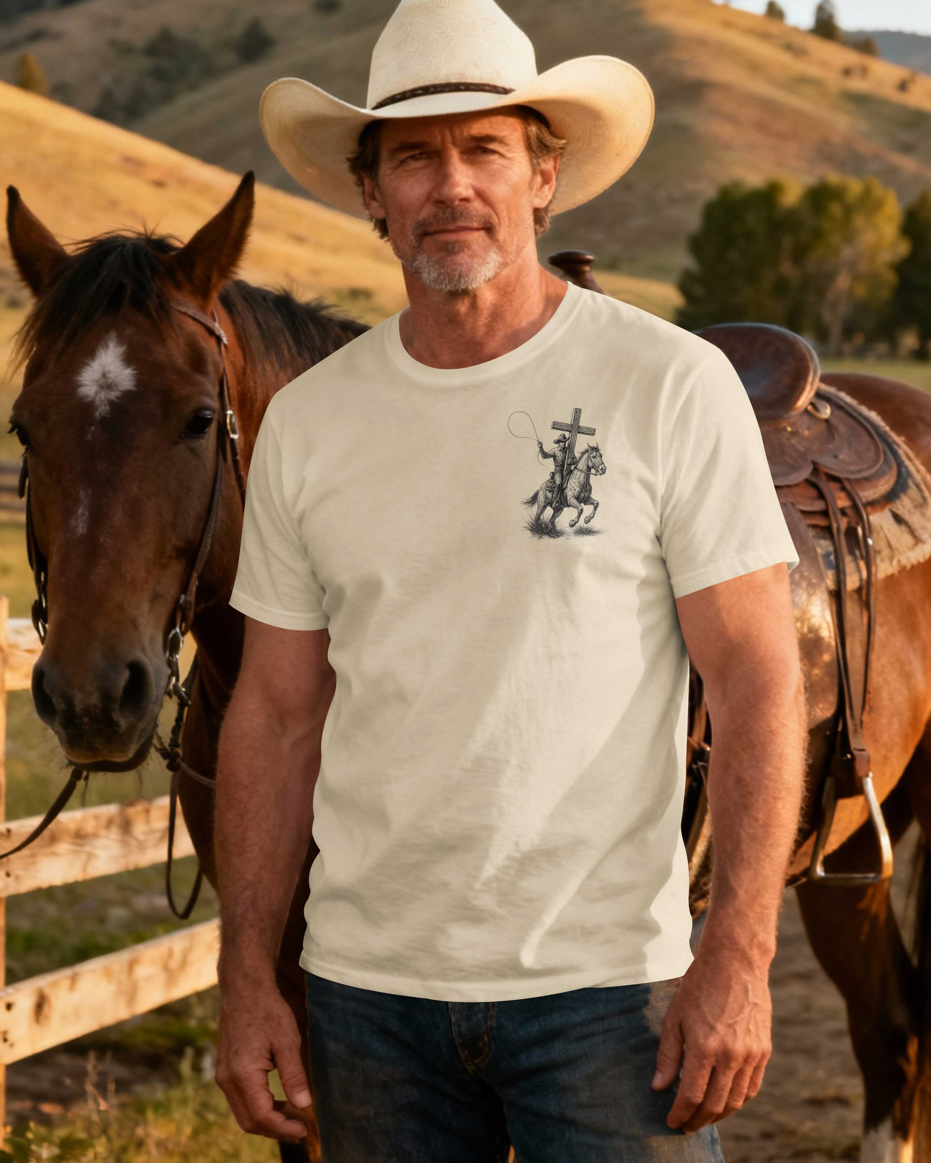 Cowboy For Christ T-Shirt