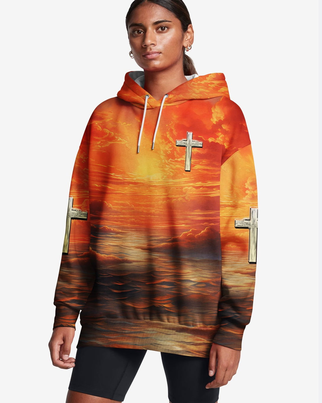 Trust In The Lord All Over Print Hoodie - Christ Color