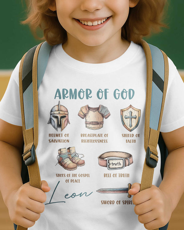 Armor Of God T-Shirt Kid For Back To School