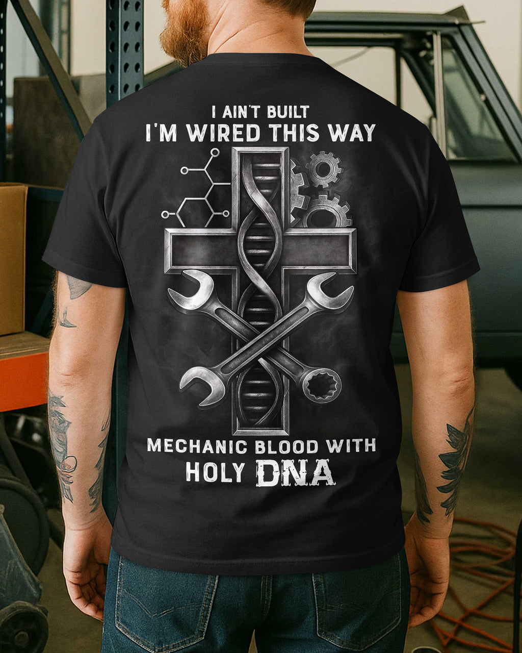 I Ain't Built I'm Wired This Way All Over Print T-Shirt