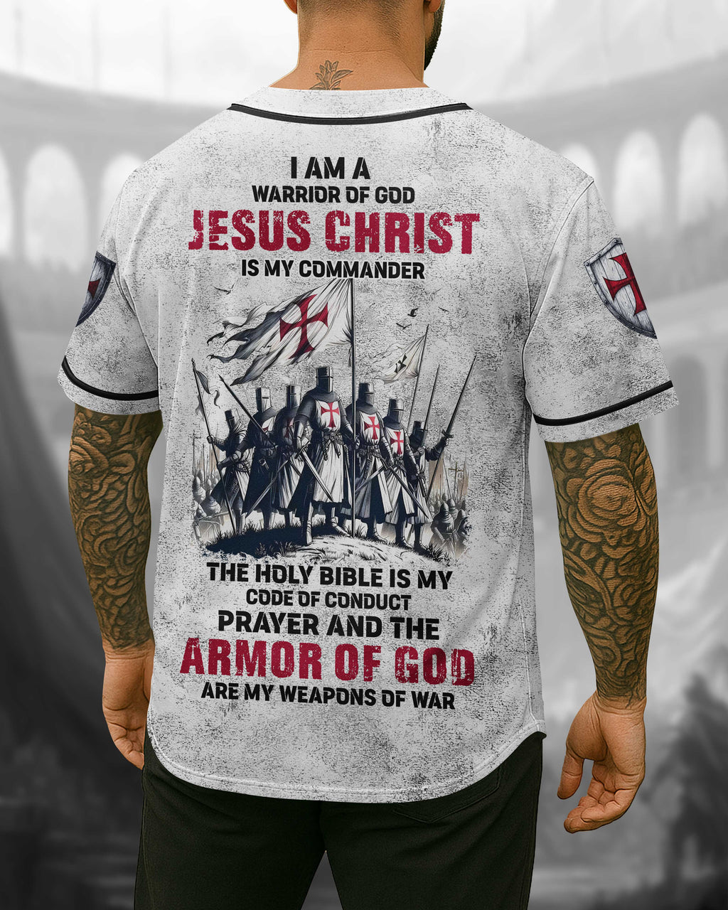 I Am A Warrior Of God Jesus Christ Is My Commander T-Shirt