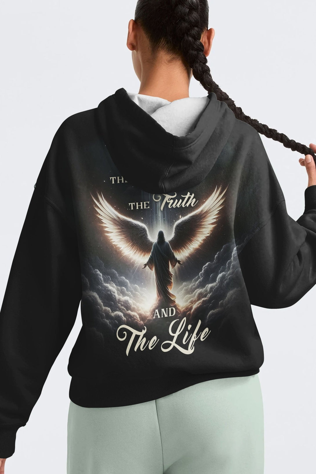 The Way The Truth And The Life All Over Print Hoodie - Christ Color