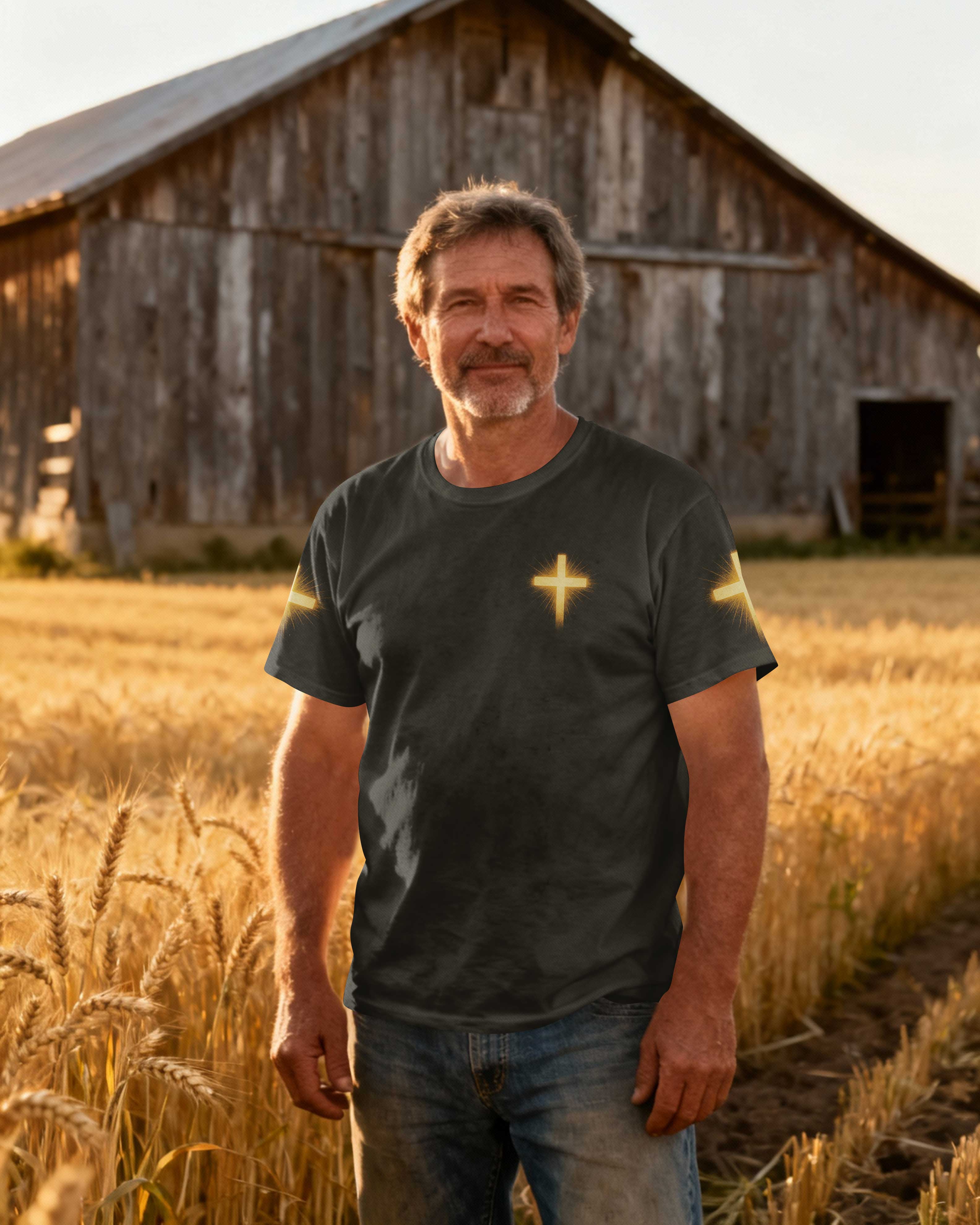 Farmer By Grit Christian By Choice T-Shirt