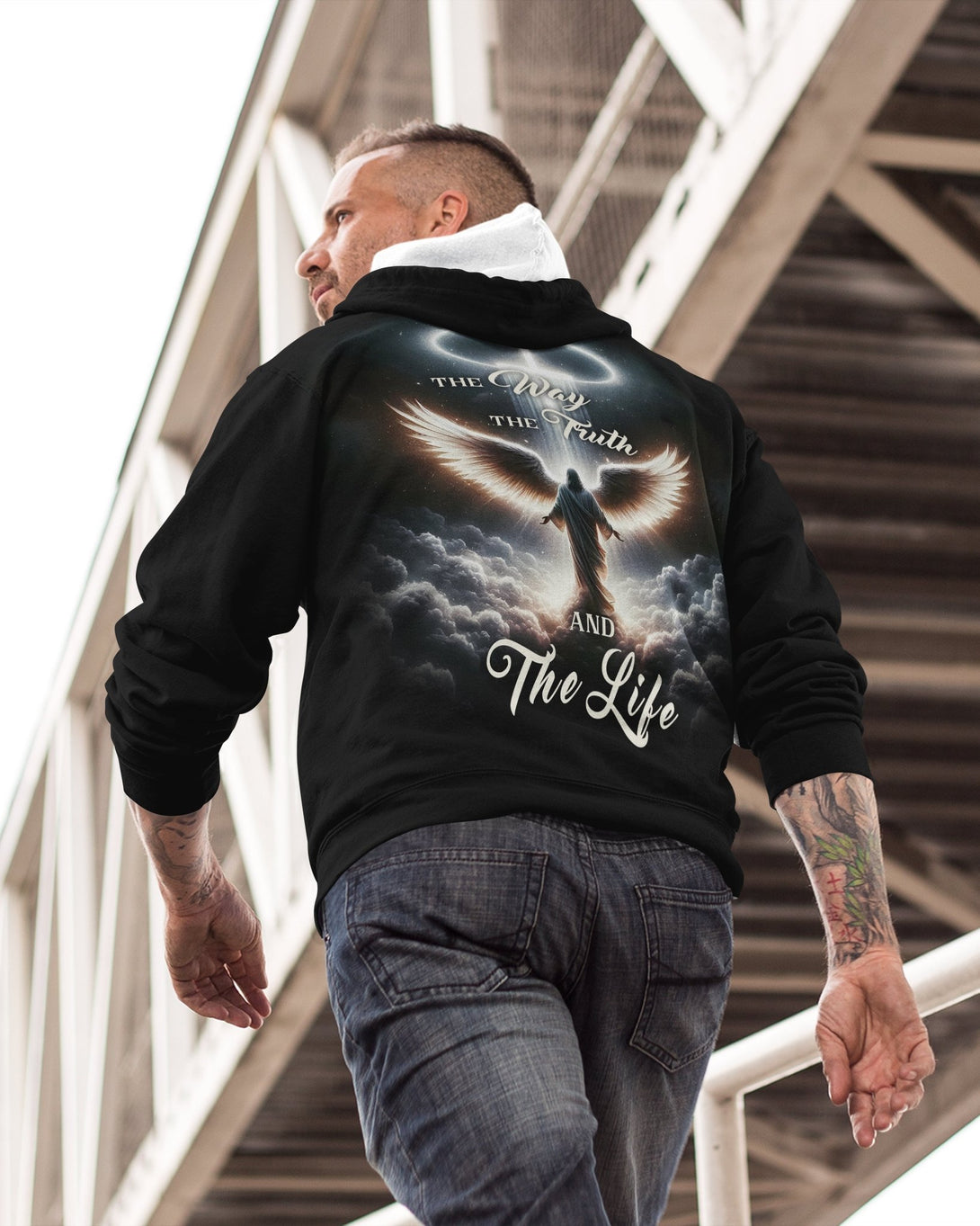 The Way The Truth And The Life All Over Print Zip Hoodie - Christ Color