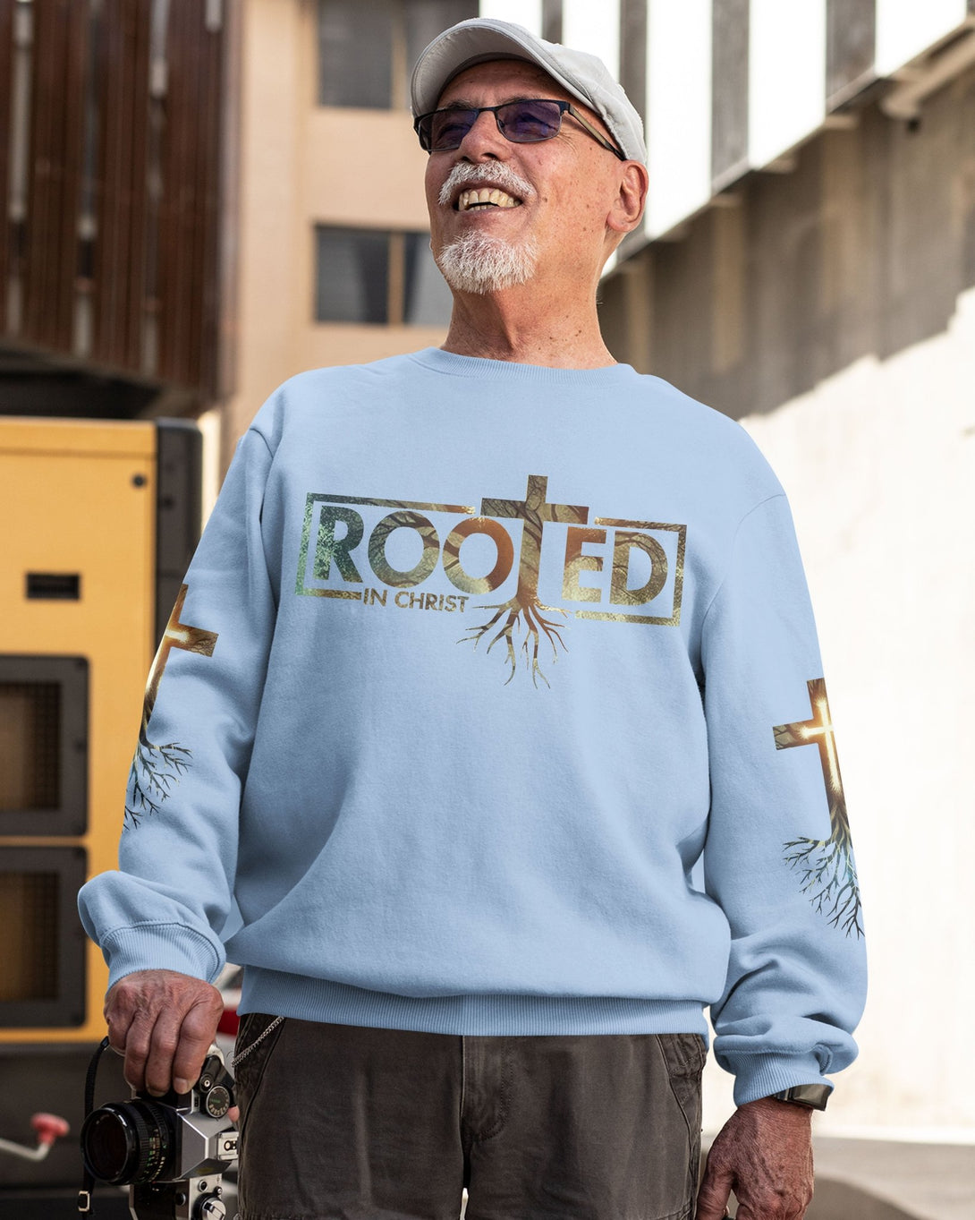 Woman Of Faith Rooted In Christ All Over Print Sweater - Christ Color