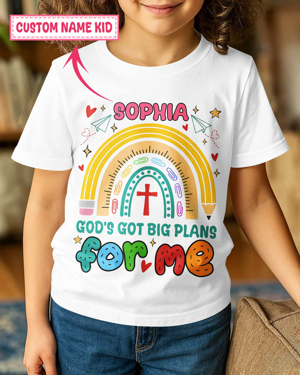 God's Got Big Plans For Me T-Shirt Kid