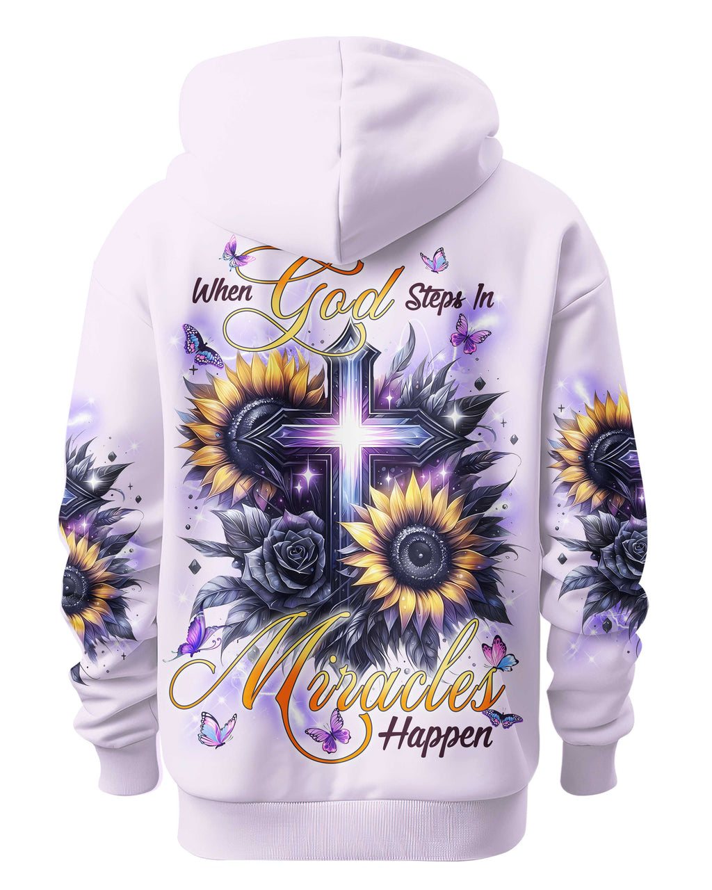 When God Steps In Miracles Happen T-Shirts