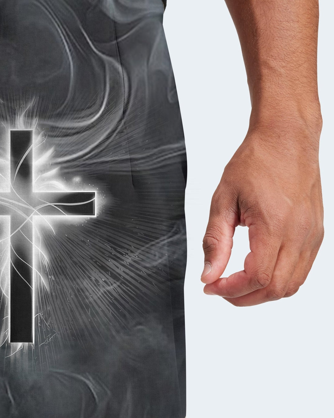 A Child Of God A Man Of Faith All Over Print Jogger Pants - Christ Color