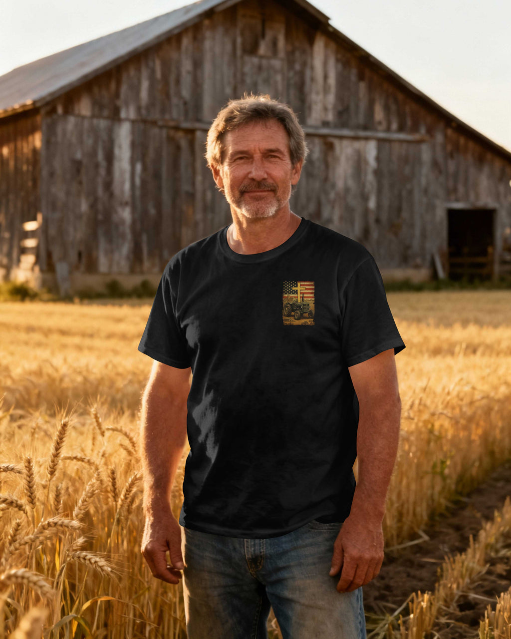 God Bless The American Farmer T-Shirt