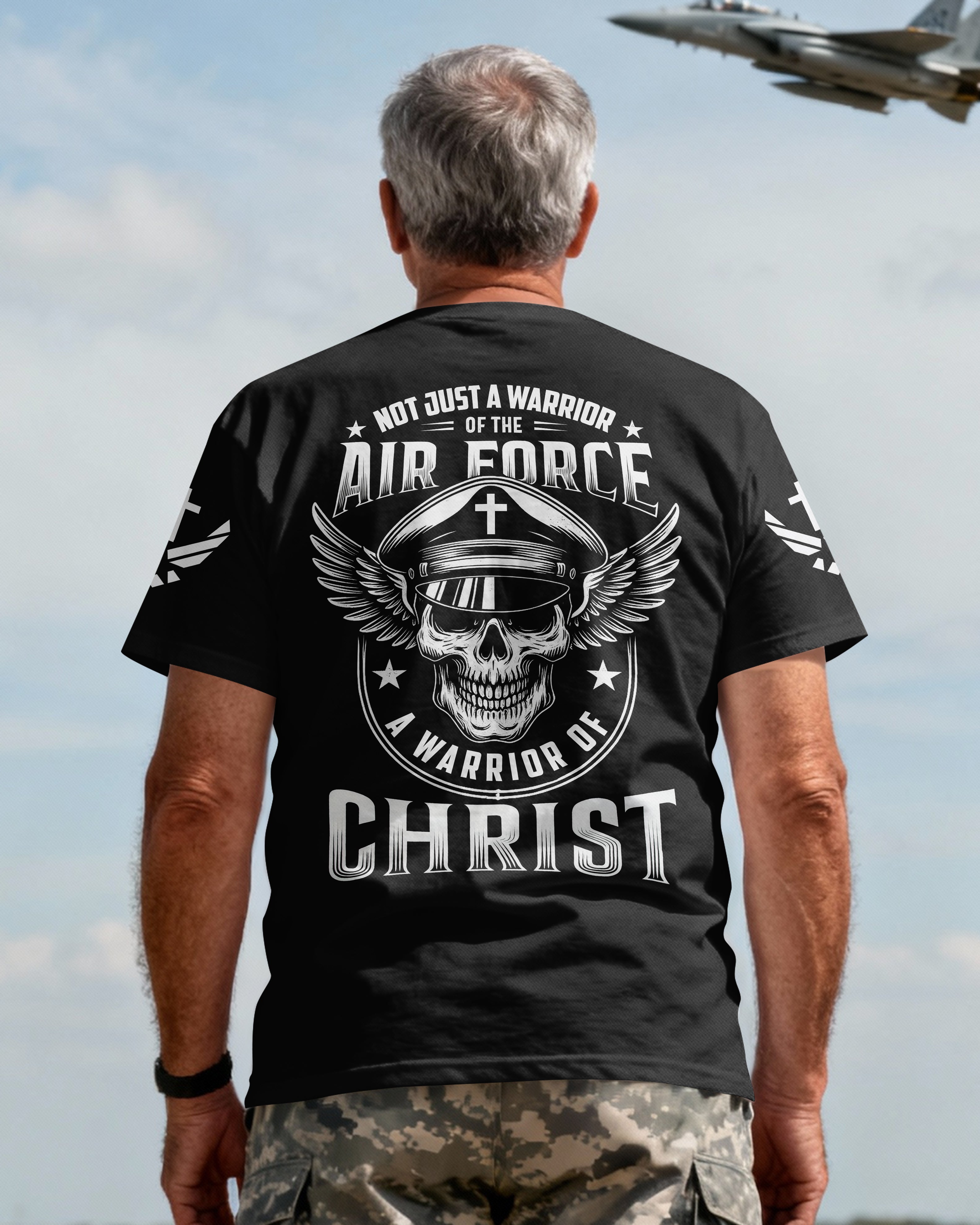 Not Just A Warrior Of The Air Force A Warrior Of Christ T-Shirt