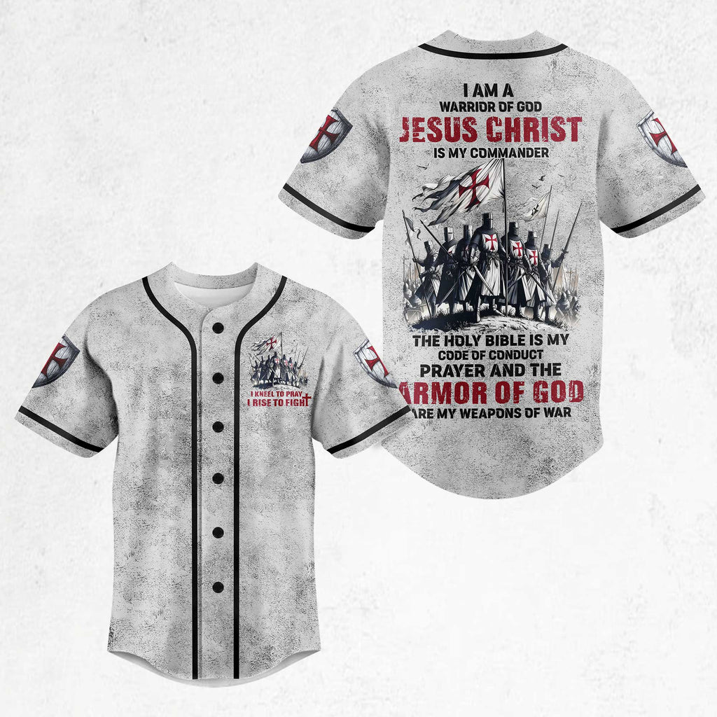 I Am A Warrior Of God Jesus Christ Is My Commander T-Shirt