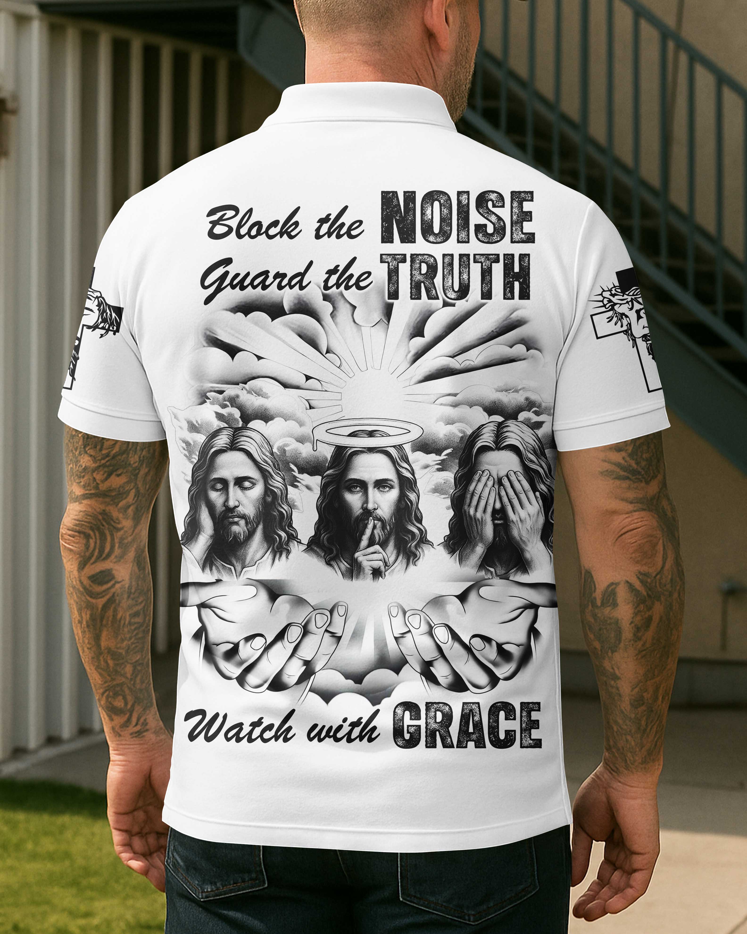 Block The Noise Guard The Truth Watch With Grace T-Shirt