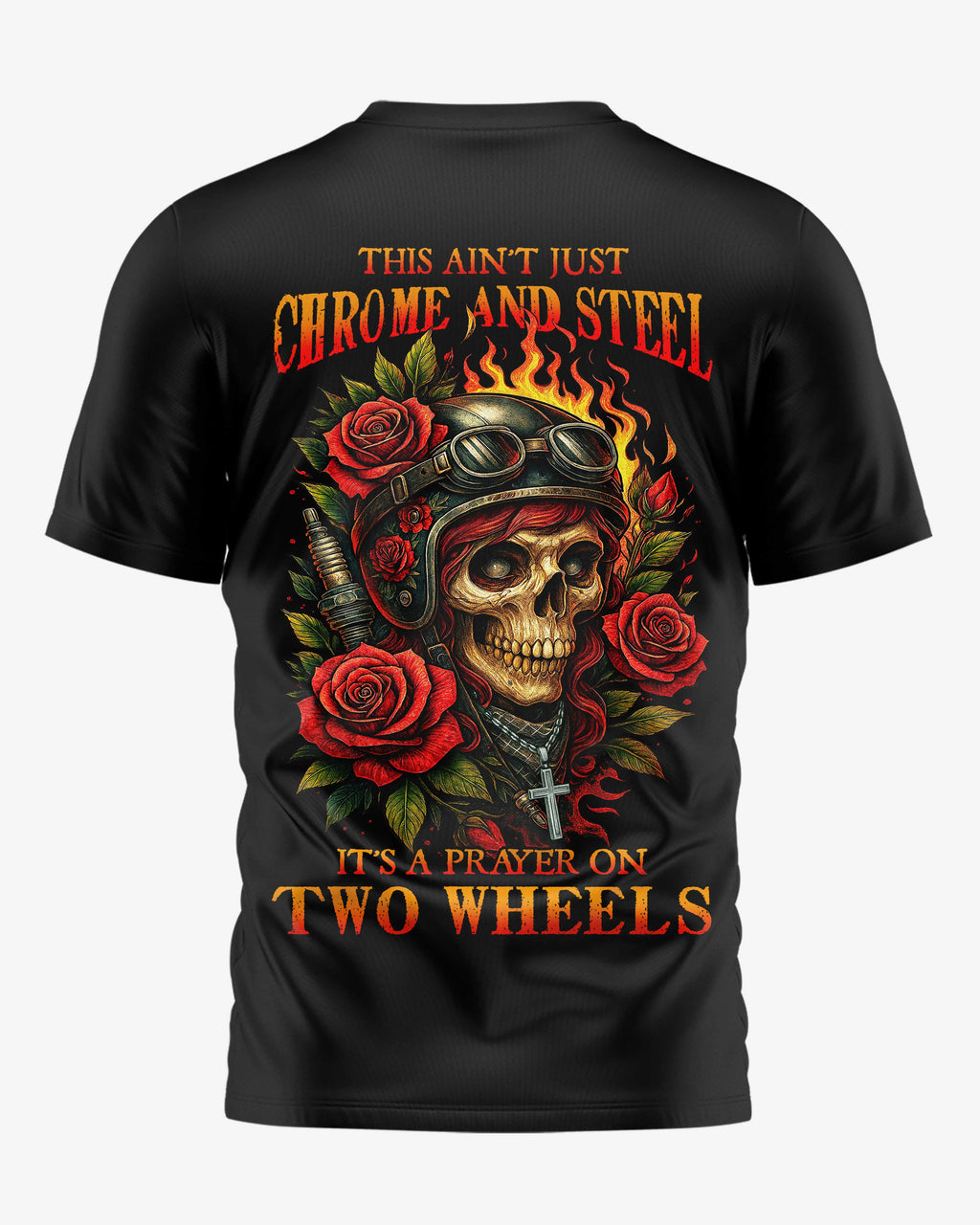 This Ain't Just Chrome And Steel All Over Print T-Shirt