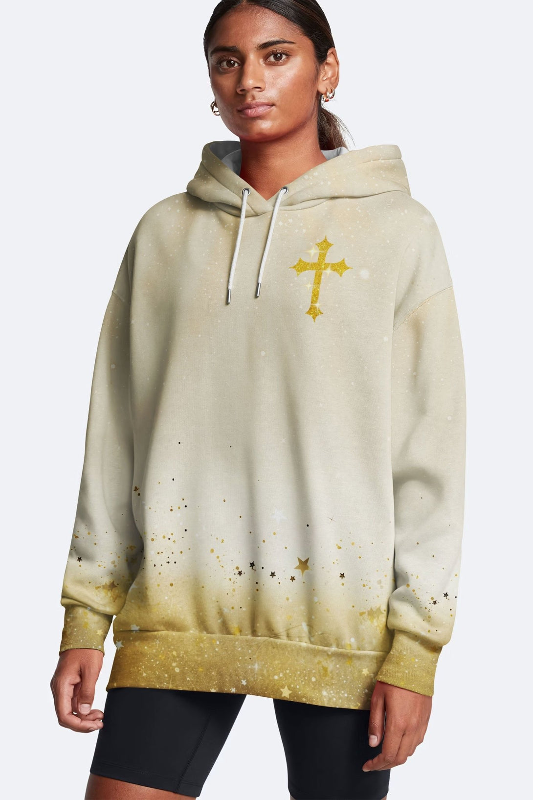 From Suffering To Glory All Over Print Hoodie - Christ Color