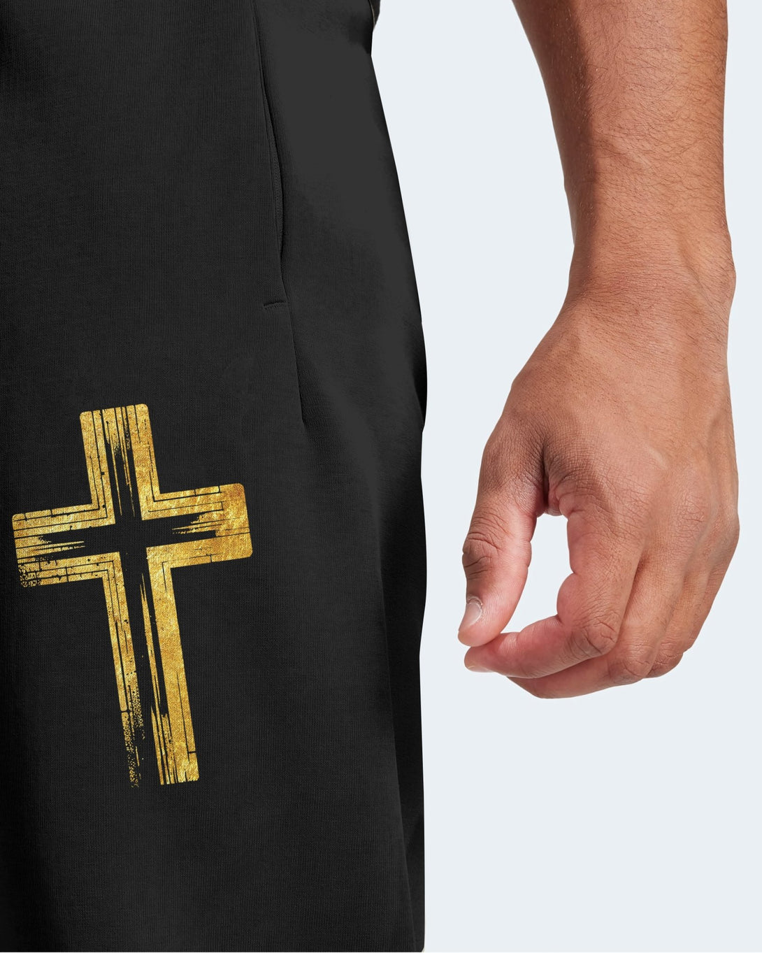 God Steps In Miracles Happen All Over Print Jogger Pants - Christ Color