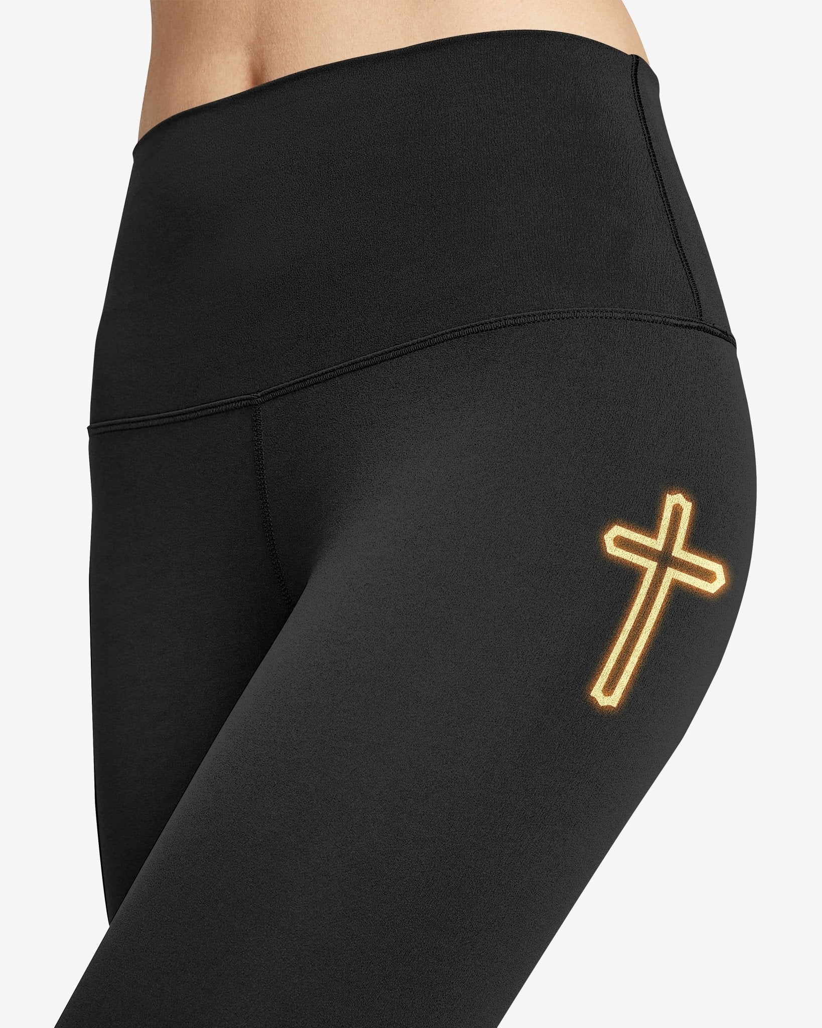 The Devil Is A Liar All Over Print Leggings - Christ Color